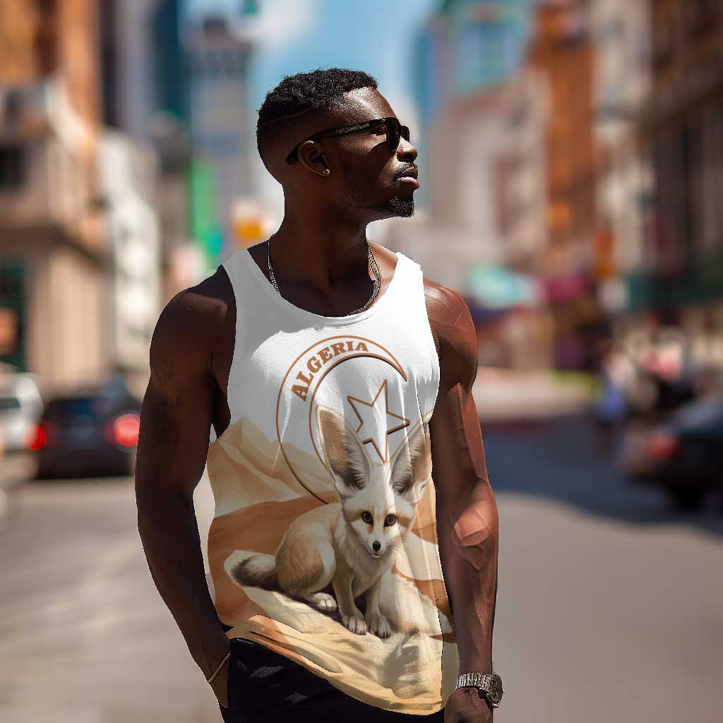 Afro Algeria Fennec Fox Men Tank Top Algerian Sahara Vulpes zerda