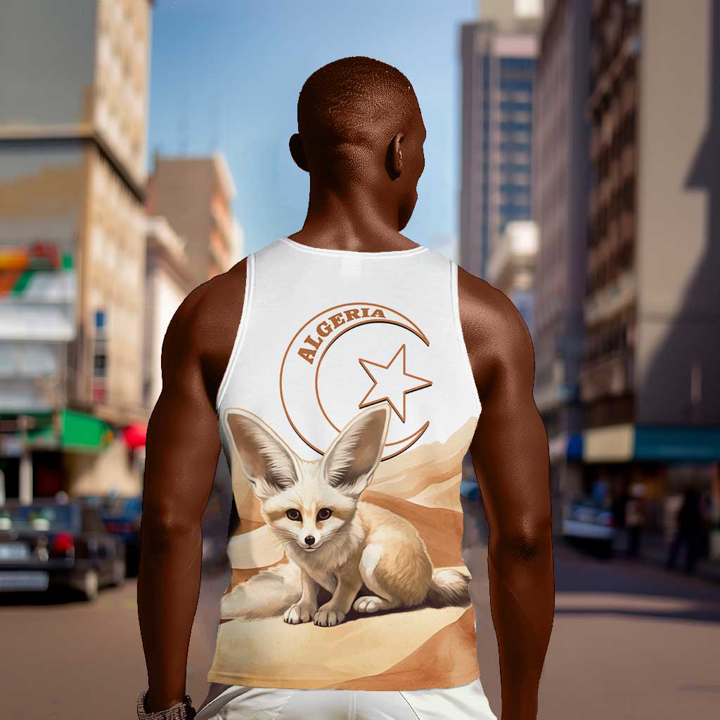 Afro Algeria Fennec Fox Men Tank Top Algerian Sahara Vulpes zerda