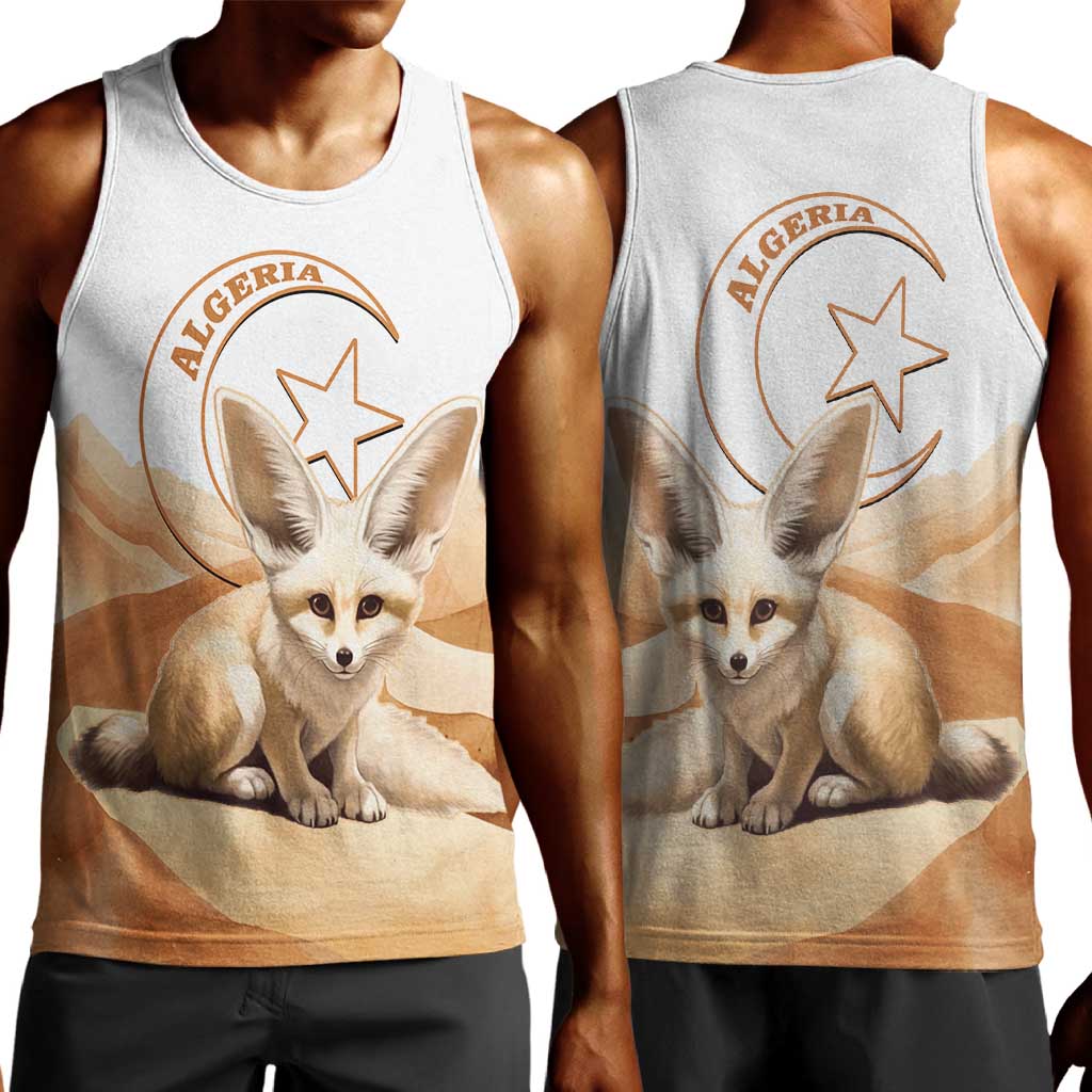 Afro Algeria Fennec Fox Men Tank Top Algerian Sahara Vulpes zerda