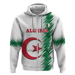 Custom Algeria Football Zip Hoodie Go The Greens