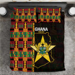 Afro Ghana Independence Day Bedding Set Ghanaian 1957 Kente Pattern