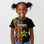 Afro Ghana Independence Day Kid T shirt Ghanaian 1957 Kente Pattern