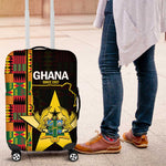 Afro Ghana Independence Day Luggage Cover Ghanaian 1957 Kente Pattern