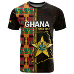 Afro Ghana Independence Day T shirt Ghanaian 1957 Kente Pattern