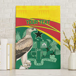 Custom Ghana Black Batters Canvas Wall Art Ghanaian Tawny Eagle - Cricket Style