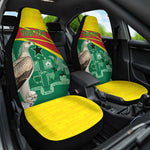 Custom Ghana Black Batters Car Seat Cover Ghanaian Tawny Eagle - Cricket Style