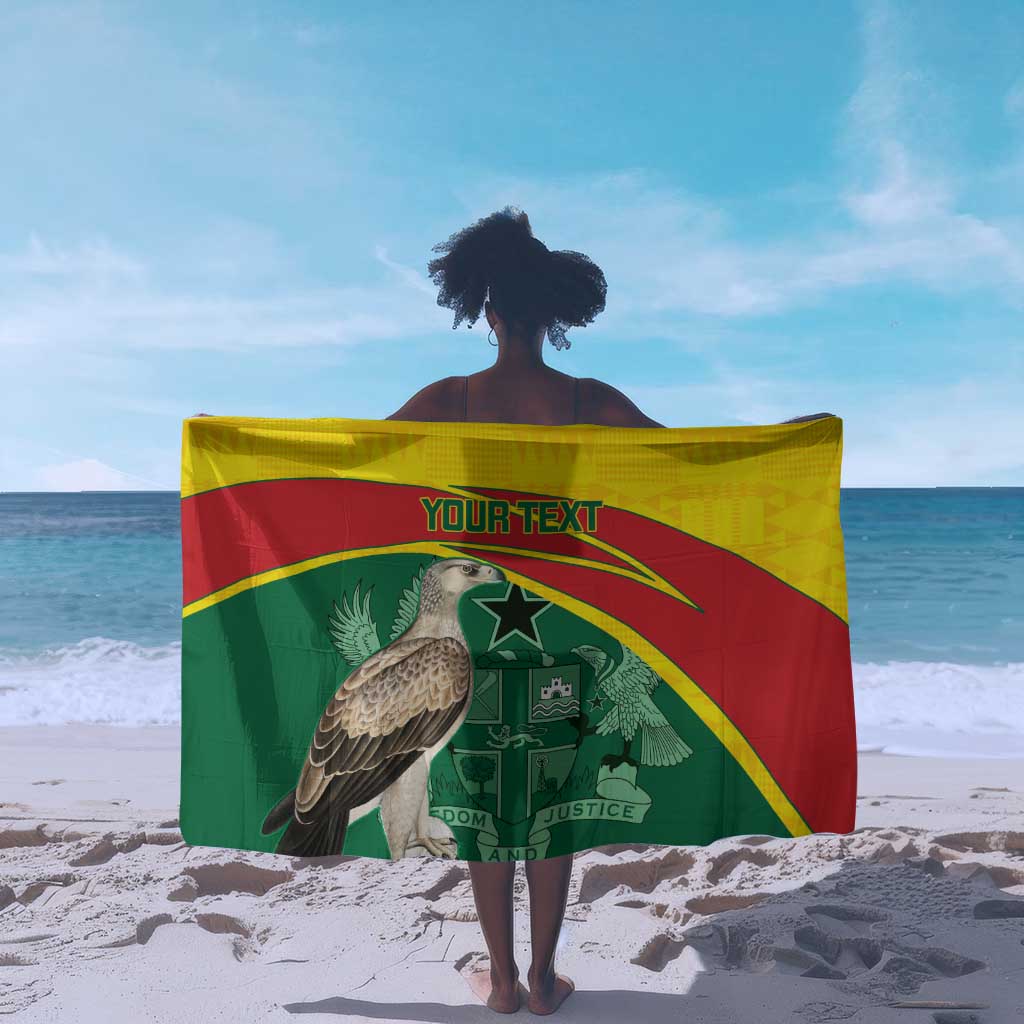Custom Ghana Black Batters Sarong Ghanaian Tawny Eagle - Cricket Style