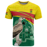 Custom Ghana Black Batters T shirt Ghanaian Tawny Eagle - Cricket Style