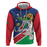 Afro Namibia Independence Day Hoodie Namibian 1990 African Pattern