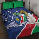 Afro Namibia Independence Day Quilt Bed Set Namibian 1990 African Pattern