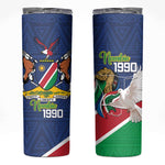 Afro Namibia Independence Day Skinny Tumbler Namibian 1990 African Pattern