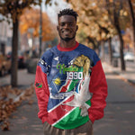 Afro Namibia Independence Day Sweatshirt Namibian 1990 African Pattern