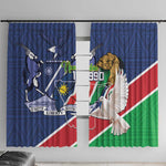 Afro Namibia Independence Day Window Curtain Namibian 1990 African Pattern
