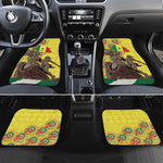 Senegal Monument de la Renaissance Car Mats Africaine Ankara Pattern