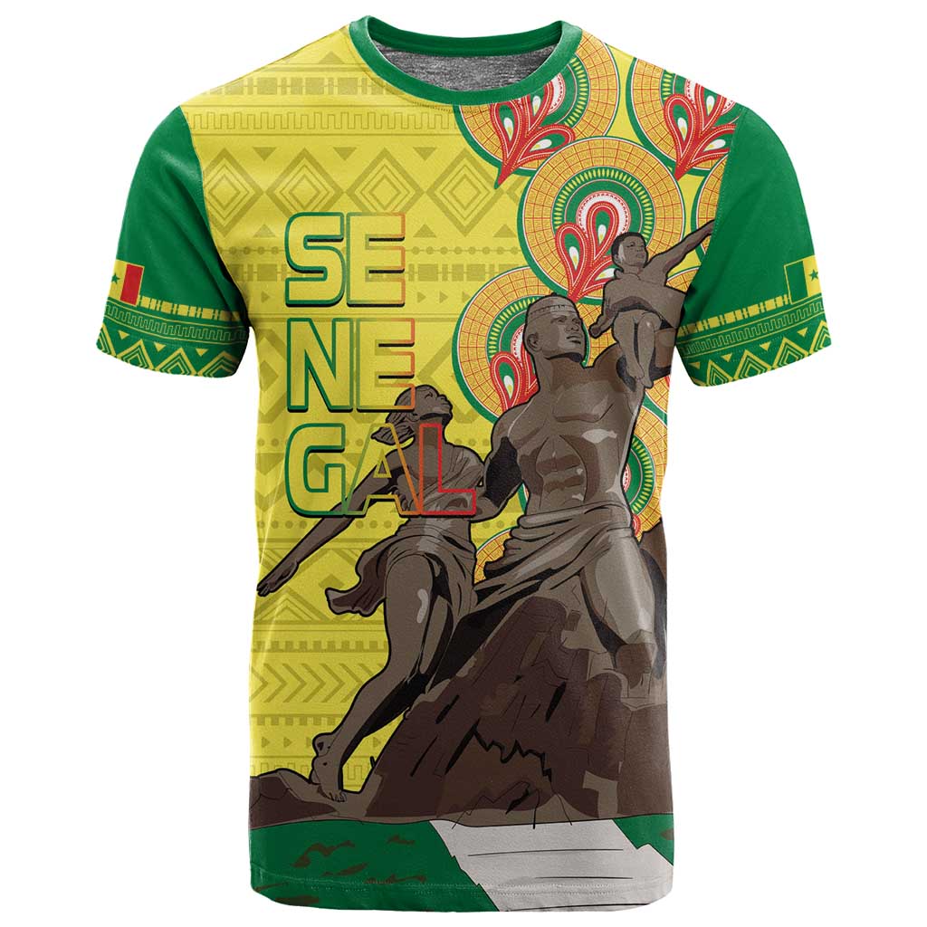 Senegal Monument de la Renaissance T shirt Africaine Ankara Pattern