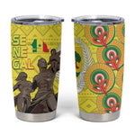 Senegal Monument de la Renaissance Tumbler Cup Africaine Ankara Pattern