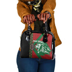 Afro Kenya Rugby Custom Shoulder Handbag Go Lionesses - African Pattern