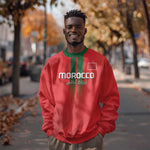 Custom Morocco Football Sweatshirt Go Lionesses of Atlas