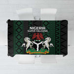 Nigeria Football Tablecloth Go Super Falcons African Pattern