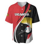 Afro Uganda Rugby Custom Baseball Jersey Go Cranes - African Pattern