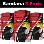 Afro Uganda Rugby Custom Neck Gaiter Go Cranes - African Pattern LT14