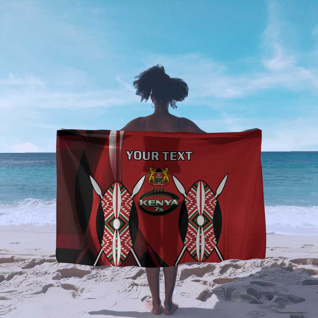 Custom Kenya Rugby Sevens Kenyan Sporty Version Sarong