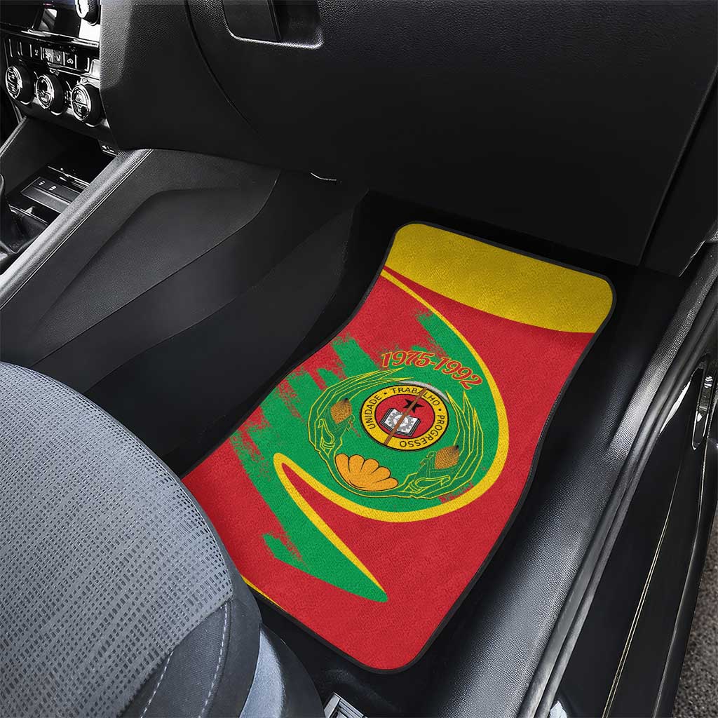 Cape Verde 1975-1992 Car Mats Coat Of Arms Grunge Style