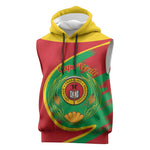 Cape Verde 1975-1992 Sleeveless Hoodie Coat Of Arms Grunge Style - African Pride