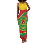 Cape Verde 1975-1992 Tank Maxi Dress Coat Of Arms Grunge Style