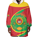 Cape Verde 1975-1992 Wearable Blanket Hoodie Coat Of Arms Grunge Style