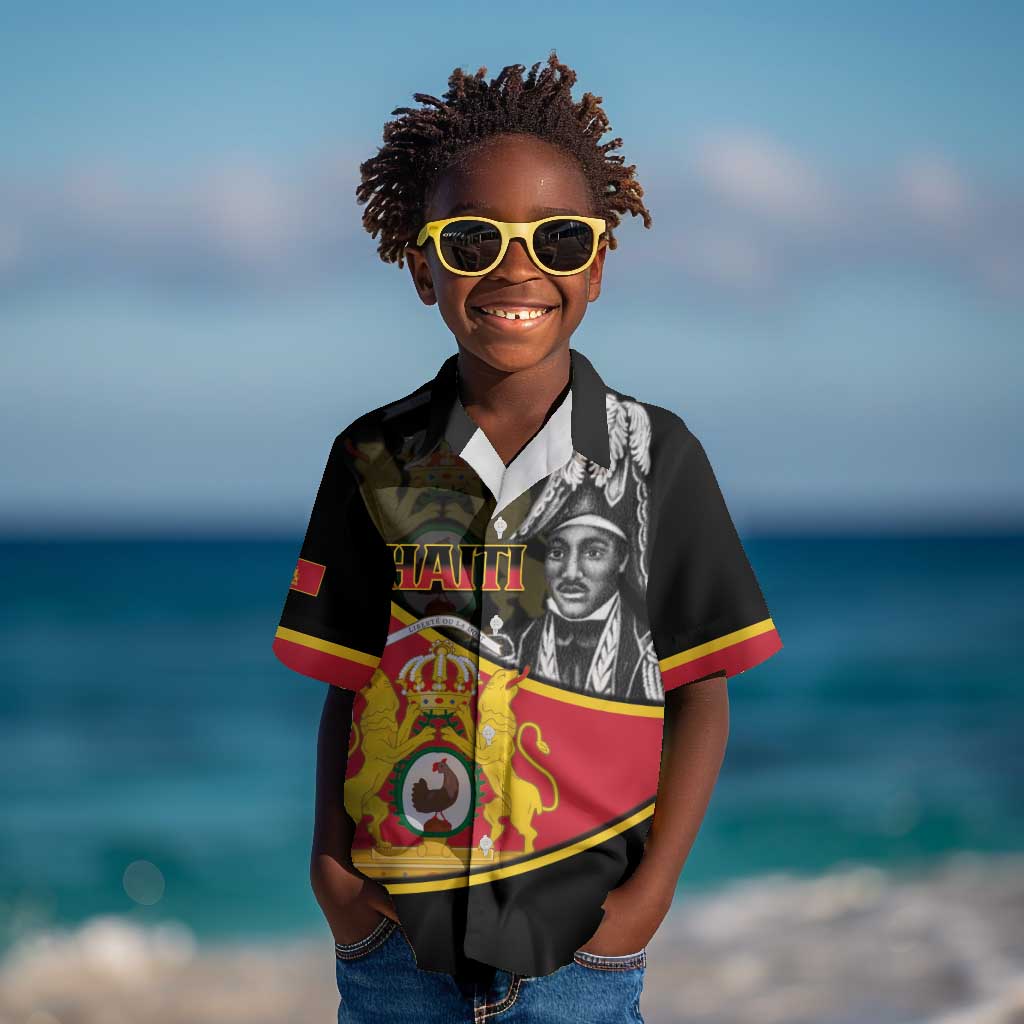 First Empire Of Haiti 1804-1806 Kid Hawaiian Shirt Jean-Jacques Dessalines Liberte ou la Mort!