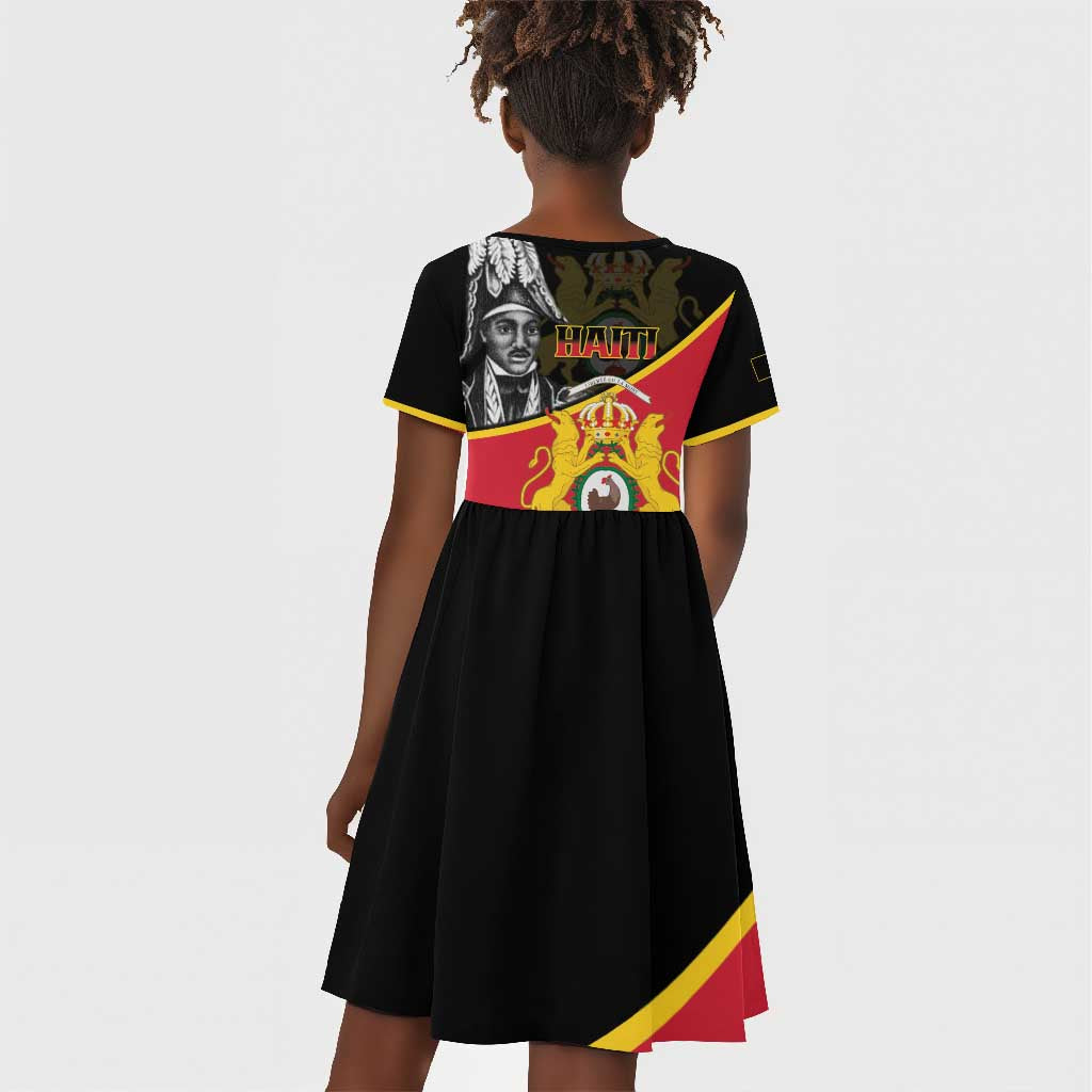 First Empire Of Haiti 1804-1806 Kid Short Sleeve Dress Jean-Jacques Dessalines Liberte ou la Mort!
