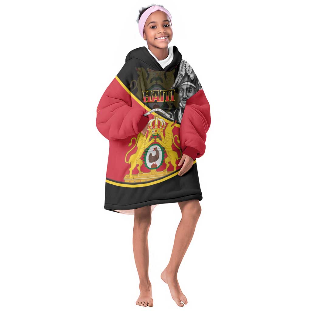 First Empire Of Haiti 1804-1806 Kid Wearable Blanket Hoodie Jean-Jacques Dessalines Liberte ou la Mort!