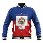 Personalised Second Empire of Haiti 1849-1859 Baseball Jacket Anpi an Ayiti Flag Style