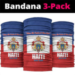 Personalised Second Empire of Haiti 1849-1859 Neck Gaiter Anpi an Ayiti Flag Style LT14