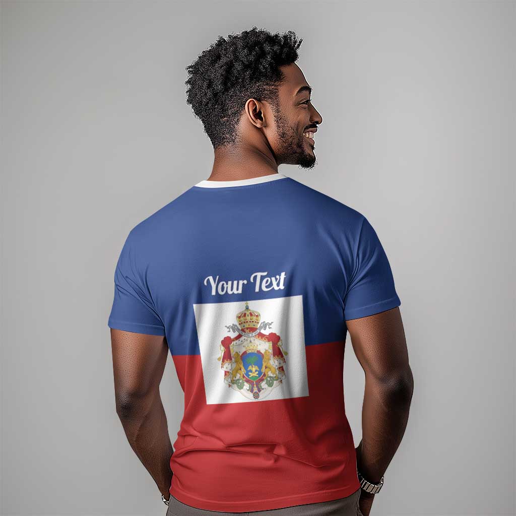 Personalised Second Empire of Haiti 1849-1859 T shirt Anpi an Ayiti Flag Style