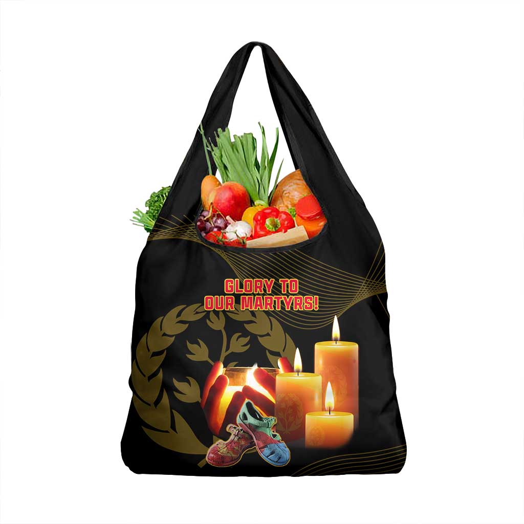 20 June Eritrea Martyrs Day Grocery Bag Glory To Our Martyrs