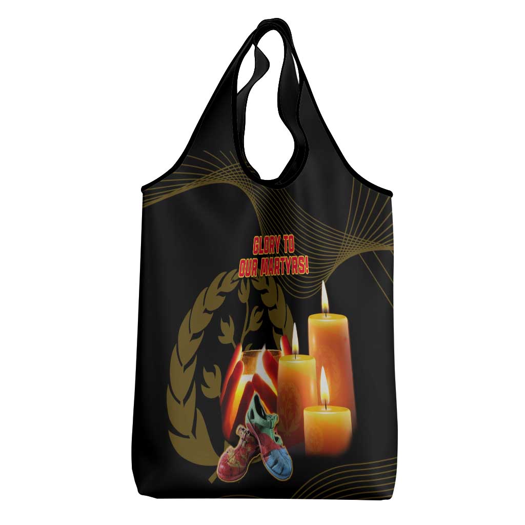 20 June Eritrea Martyrs Day Grocery Bag Glory To Our Martyrs