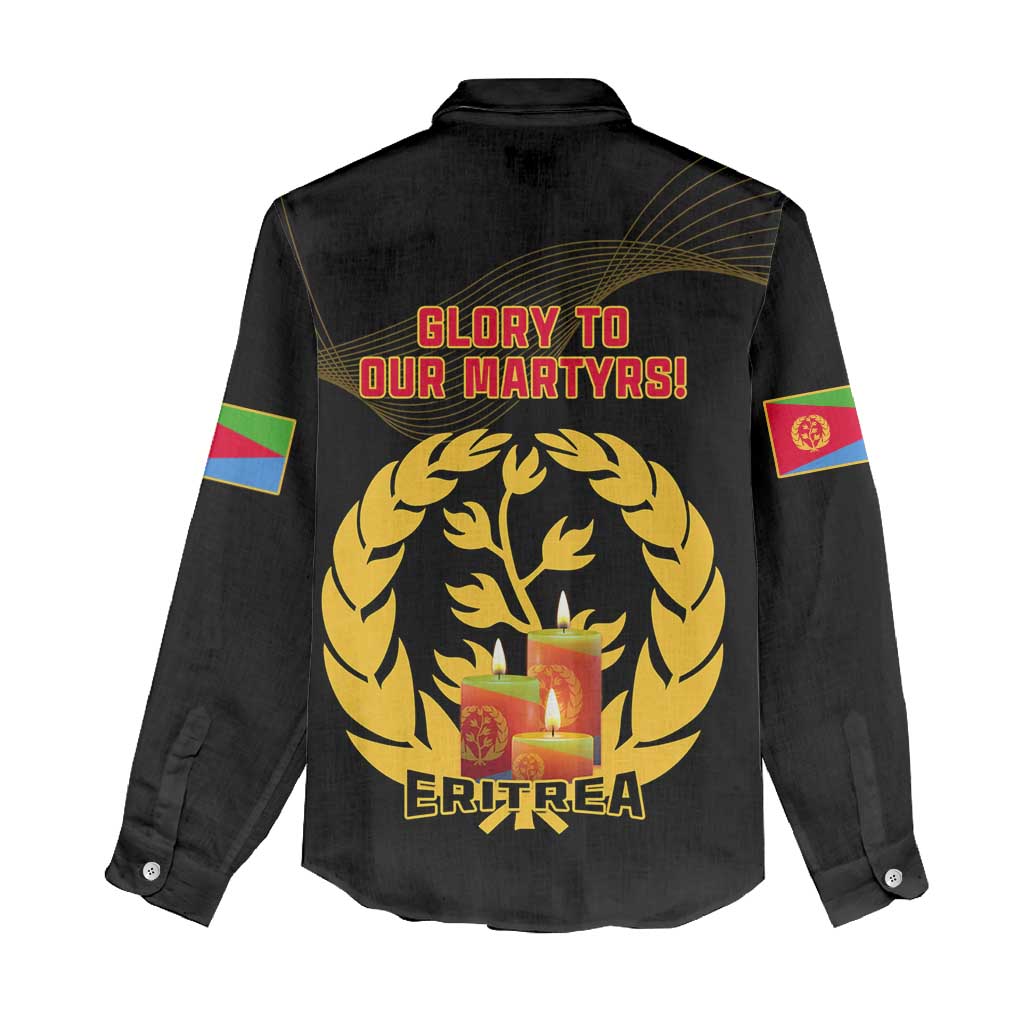 20 June Eritrea Martyrs Day Women Casual Shirt Glory To Our Martyrs LT14