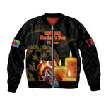 Personalised 20 June Eritrea Martyrs Day Sleeve Zip Bomber Jacket Glory To Our Martyrs
