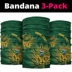 Custom South Africa Cricket Neck Gaiter Go Champions Proteas LT14