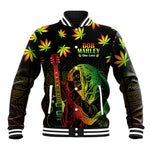 Afro Jamaica Legend Bob Day Baseball Jacket One Love Jamaican Reggae African Pattern LT14