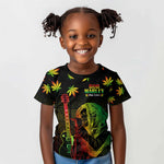 Afro Jamaica Legend Bob Day Kid T shirt One Love Jamaican Reggae African Pattern