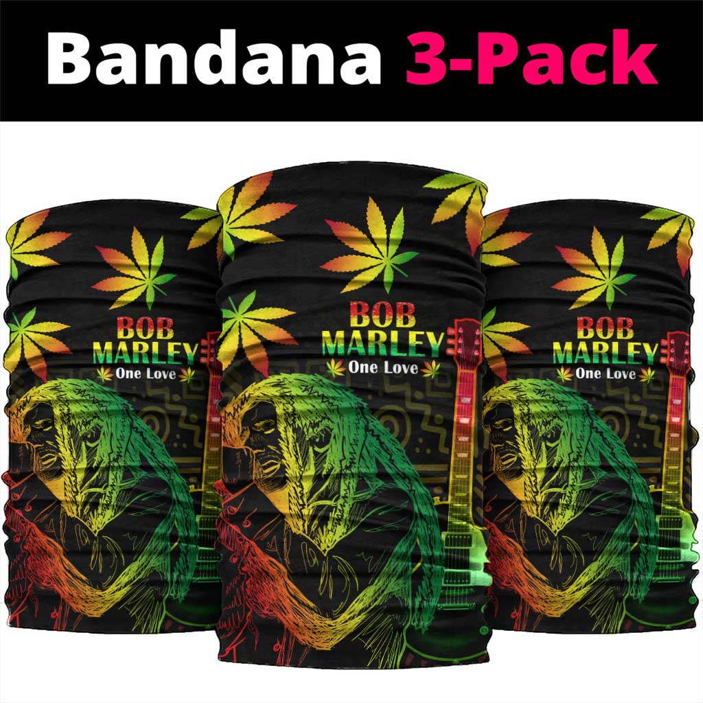 Afro Jamaica Legend Bob Day Neck Gaiter One Love Jamaican Reggae African Pattern LT14