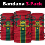 Cameroon Football Neck Gaiter 2024 African Nations Go Champions Lion Style LT14