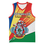 29 June Seychelles Independence Day Basketball Jersey Flag Style - African Pride
