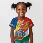 29 June Seychelles Independence Day Kid T shirt Flag Style