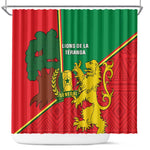 Senegal Football Shower Curtain 2024 Go Champions Lions De La Teranga