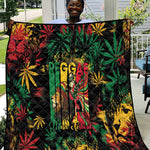 Jamaica Reggae Festival Quilt One Love Rastafari Culture - African Pride