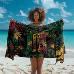 Jamaica Reggae Festival Sarong One Love Rastafari Culture - African Pride